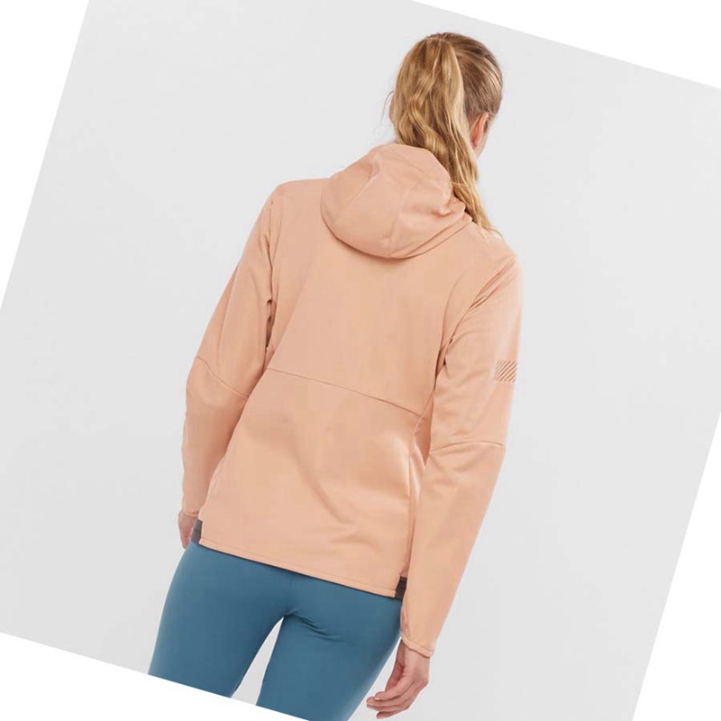 Salomon GORE TEX INFINIUM™ WINDSTOPPER® Kabát Női Rózsaszín | KARIEJG-83
